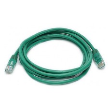 Патч-корд 0.5м, UTP, cat.5e, LSZH, green Molex (PCD-01000-0J)