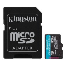 Карта памяти Kingston 128GB microSDXC class 10 UHS-I U3 A2 Canvas Go Plus (SDCG3/128GB)