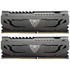 Модуль памяти для компьютера DDR4 8GB (2x4GB) 3200 MHz Viper Steel Gray Patriot (PVS48G320C6K)