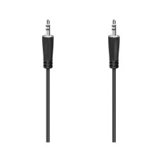 Кабель мультимедійний 3.5 mm Jack - 3.5 mm Jack Stereo 1.5 m Black Hama (00205262)