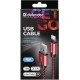 Дата кабель USB 2.0 AM to Lightning 1.0m ACH01-03T PRO Red Defender (87807)