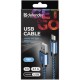 Дата кабель USB 2.0 AM to Micro 5P 1.0m USB08-03T blue Defender (87805)