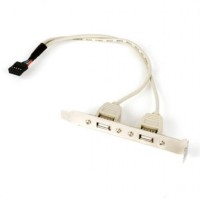 Планка на задню панель ПК, PinHeader -> USB 2.0, 2 порти, 0.25м