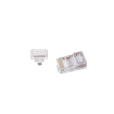 Конектор Cablexpert RJ45 cat.5e FTP 8P8C (наскрізні отв., позолоч. конт.) 100 шт (LC-PTU-01/100)