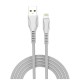 Дата кабель USB 2.0 AM to Lightning 1.0m line-drawing white ColorWay (CW-CBUL027-WH)