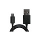 Зарядное устройство Florence 1USB 1A + microUSB cable black (FL-1000-KM) (FL-1000-KM)