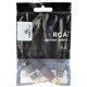 Кабель мультимедийный RCA to 2 RCA 0.2m Cablexpert (CCAP-RCAM2F-0.2M)