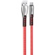 Дата кабель USB 2.0 AM to Type-C 1.0m zinc alloy red ColorWay (CW-CBUC012-RD)