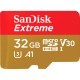 Карта памяти SanDisk 32GB microSDHC class 10 UHS-I A1 V30 Extreme (SDSQXAF-032G-GN6GN)