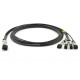 Оптичний патчкорд Alistar QSFP to 4*SFP+ 40G Directly-attached Copper Cable 3M (DAC-QSFP-4SFP+-3M)