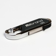 USB флеш накопитель Mibrand 16GB Aligator Grey USB 2.0 (MI2.0/AL16U7G)