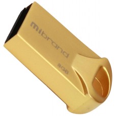 USB флеш накопитель Mibrand 8GB Hawk Gold USB 2.0 (MI2.0/HA8M1G)