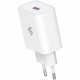 Зарядное устройство 2E USB-C Wall Charger PD3.0 DC5V/3A, 20W, white (2E-WC1USBC20W-W)