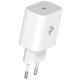 Зарядное устройство 2E USB-C Wall Charger PD3.0 DC5V/3A, 20W, white (2E-WC1USBC20W-W)