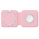 Зарядное устройство ColorWay MagSafe Duo Charger 15W for iPhone (Pink) (CW-CHW32Q-PK)