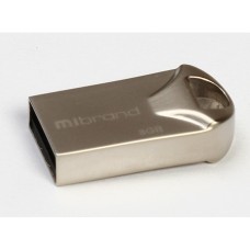 USB флеш накопитель Mibrand 8GB Hawk Silver USB 2.0 (MI2.0/HA8M1S)