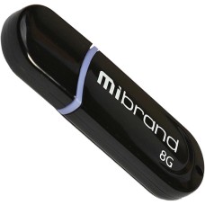 USB флеш накопитель Mibrand 8GB Panther Black USB 2.0 (MI2.0/PA8P2B)