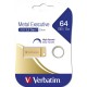 USB флеш накопитель Verbatim 64GB Metal Executive Gold USB 3.0 (99106)