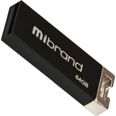 USB флеш накопитель Mibrand 64GB Сhameleon Black USB 2.0 (MI2.0/CH64U6B)