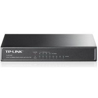 Комутатор TP-Link TL-SF1008P, 8-port 10/100M PoE Switch, 8 10/100M RJ45 ports including 4 PoE ports,