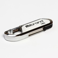 USB флеш накопитель Mibrand 16GB Aligator White USB 2.0 (MI2.0/AL16U7W)