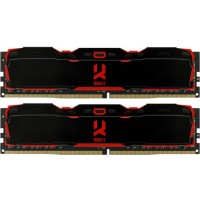 Модуль памяти для компьютера DDR4 32GB (2x16GB) 3200 MHz IRDM Black Goodram (IR-X3200D464L16A/32GDC)