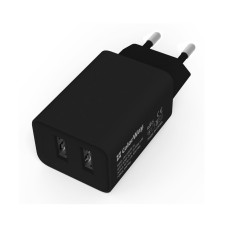 Зарядное устройство ColorWay 2USB AUTO ID 2.1A (10W) black (CW-CHS015-BK)