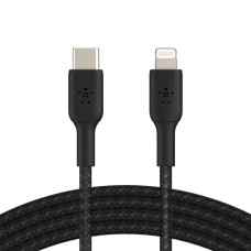 Дата кабель USB-C to Lightning 2.0m Belkin (CAA004BT2MBK)