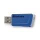 USB флеш накопитель Verbatim 2x32GB Store 'n' Click Red/Blue USB 3.2 (49308)