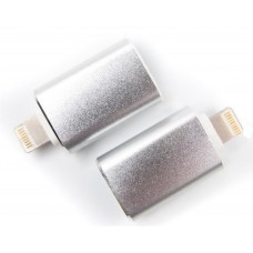 Переходник OTG USB - Lightning grey Dengos (ADP-016)