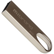 USB флеш накопитель Mibrand 8GB Irbis Silver USB 2.0 (MI2.0/IR8U3S)