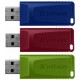 USB флеш накопитель Verbatim 3x16GB Slider Red/Blue/Green USB 2.0 (49326)