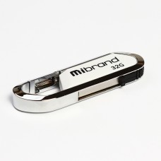 USB флеш накопитель Mibrand 32GB Aligator White USB 2.0 (MI2.0/AL32U7W)