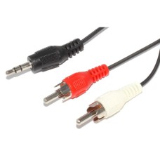 Кабель мультимедийный Jack 3.5mm папа/2RCA папа Atcom (10707)