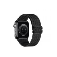 Ремінець Hoco WA04 Nylon Loop для Apple Watch 42mm/44mm/45mm/49mm Black (WA04-42/49B)